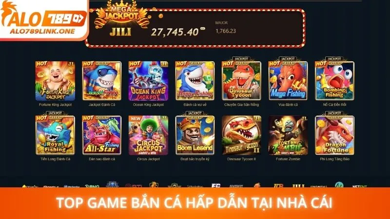 Top game bắn cá hấp dẫn tại nhà cái